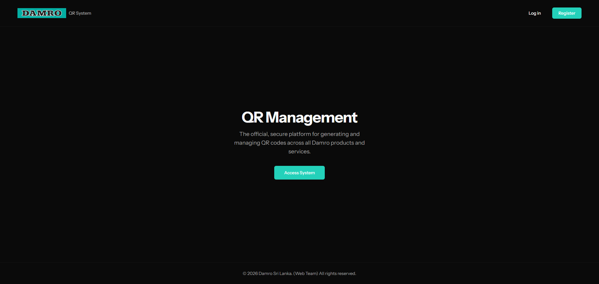 Qr Management System